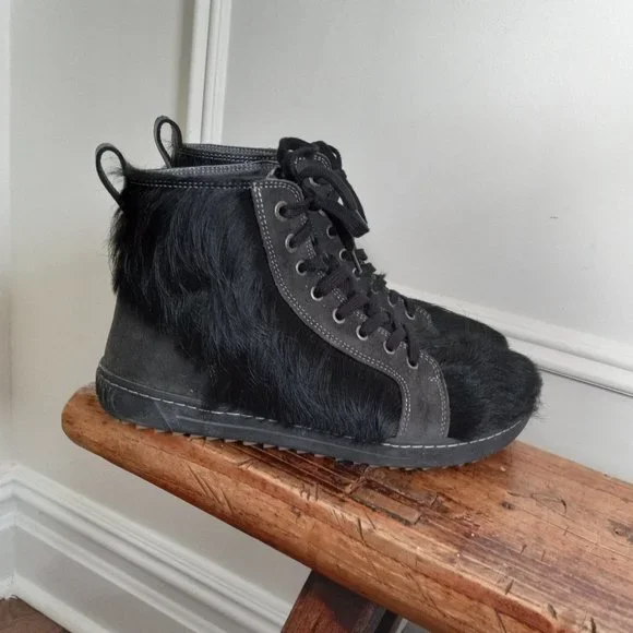 Birkenstock Shoes Birkenstock Bartlett Black Calf Hair And